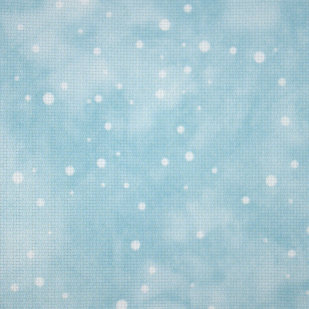 16 Count Snow on Aqua Aida Fabric 9x17