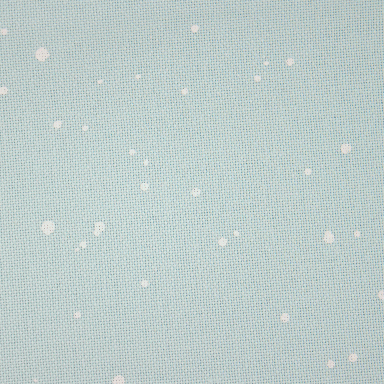 32 Count Splash Mint w/White Dots Lugana Fabric 27x36