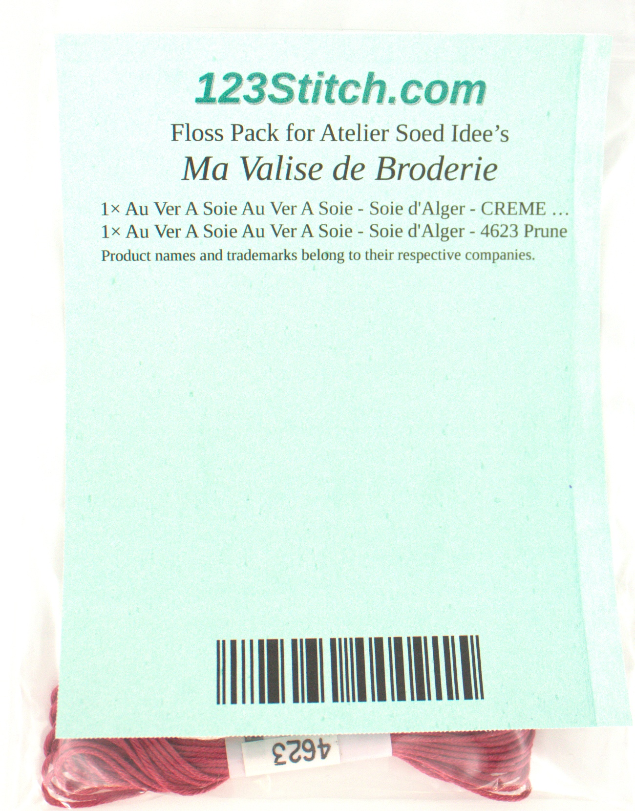 Floss Pack for "Ma Valise de Broderie"