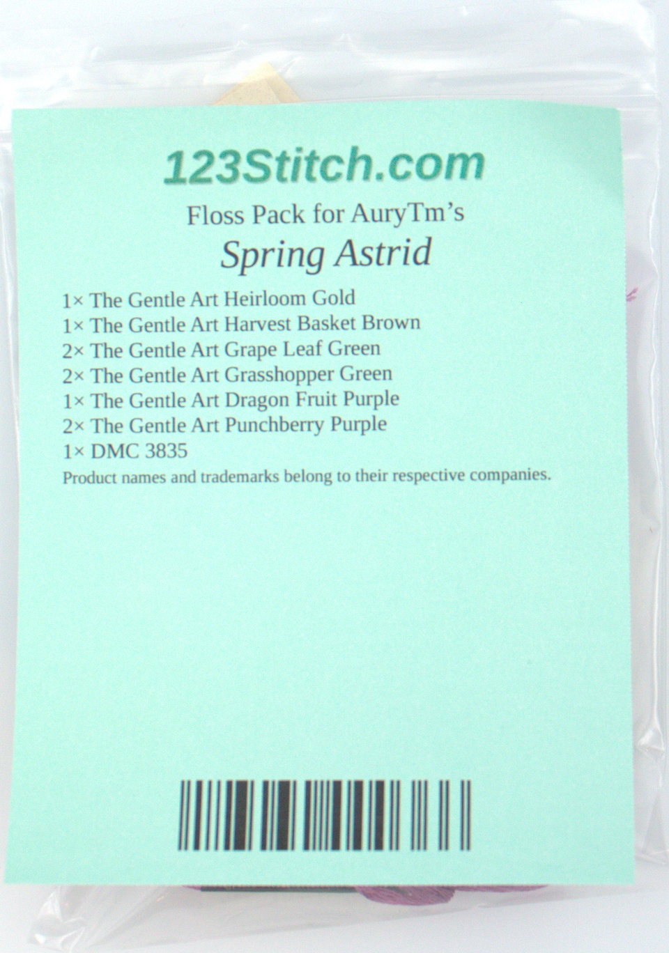 Floss Pack for "Spring Astrid"