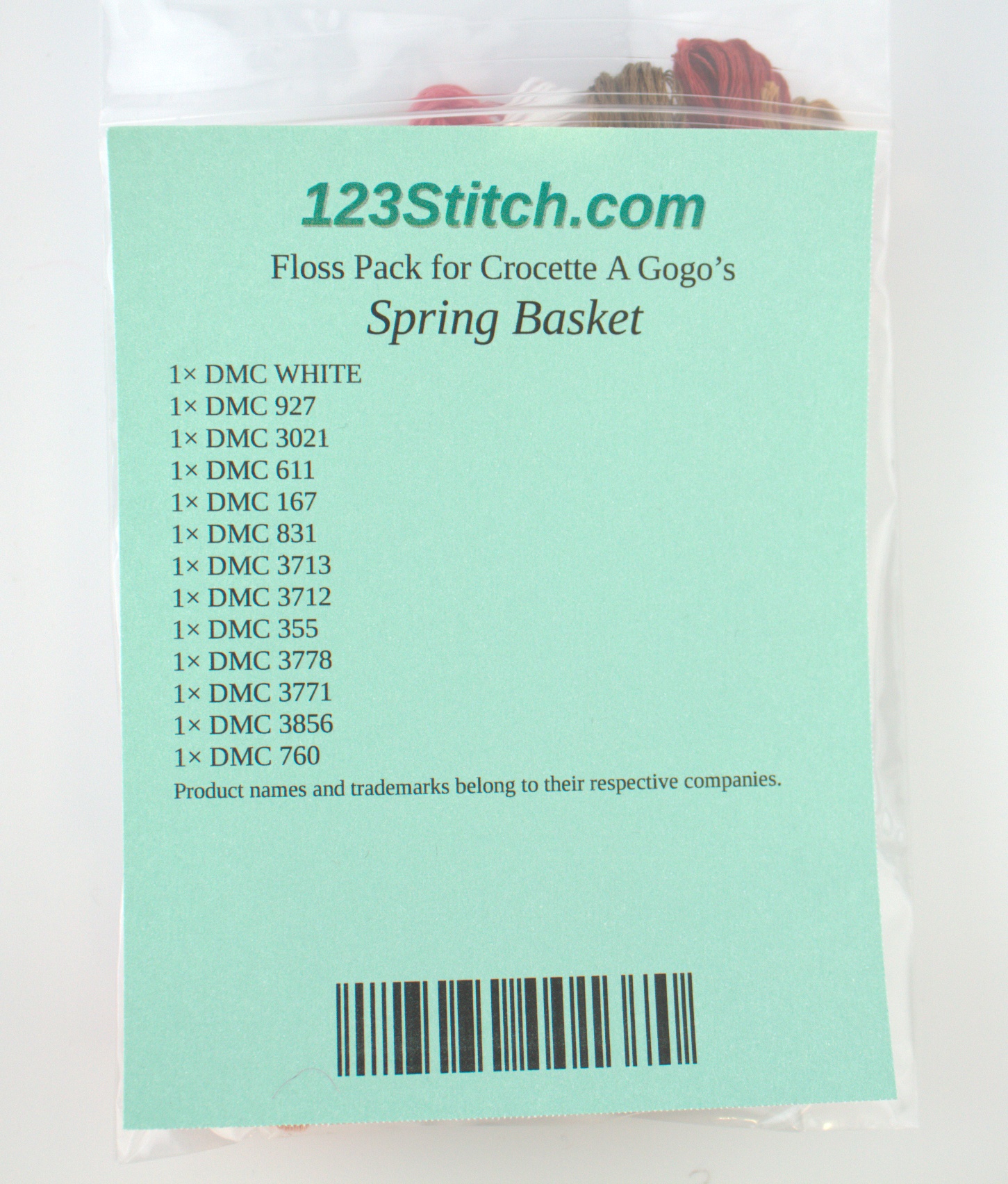 Floss Pack for "Spring Basket"