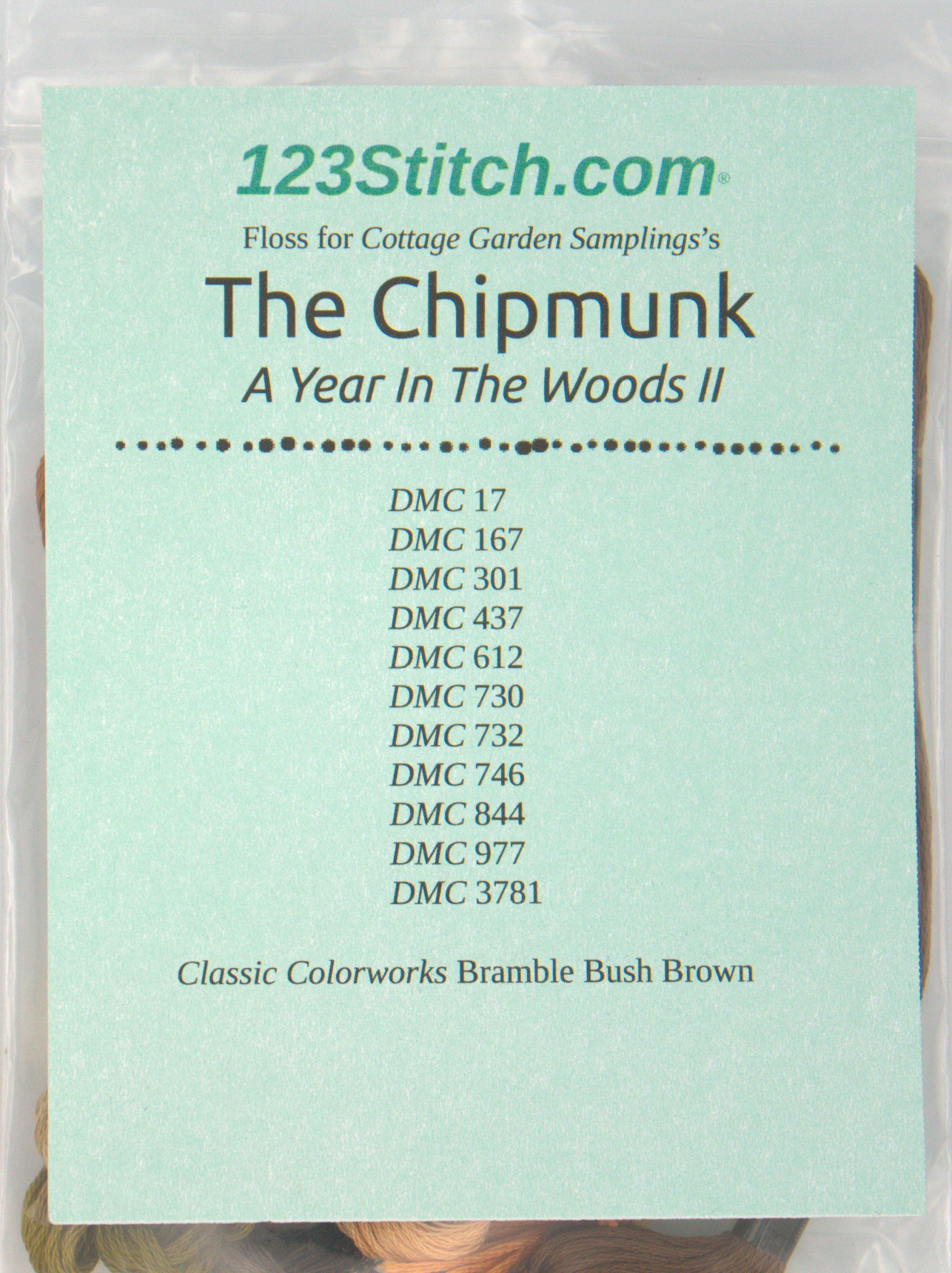 Floss Pack for The Chipmunk - A Year in the Woods II