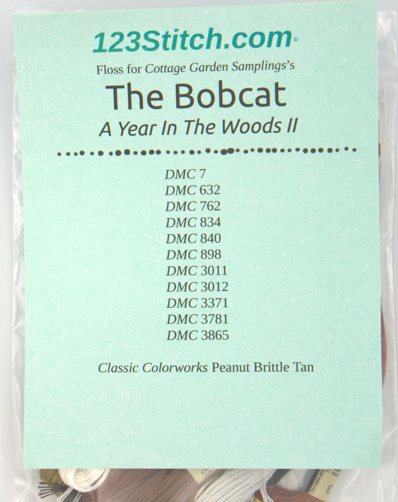 Floss Pack for "The Bobcat" - A Year in the Woods II