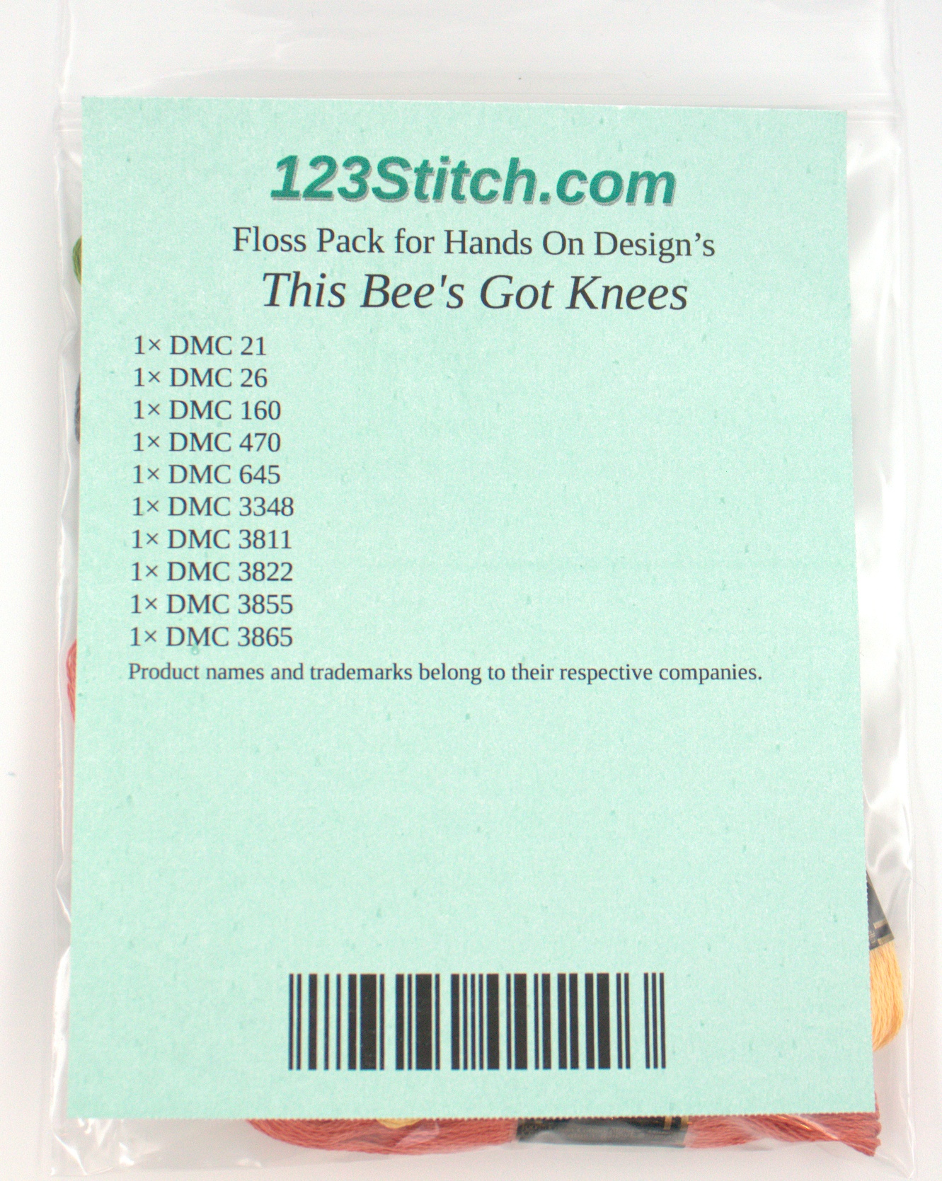 Floss Pack for "This Bee's Got Knees"