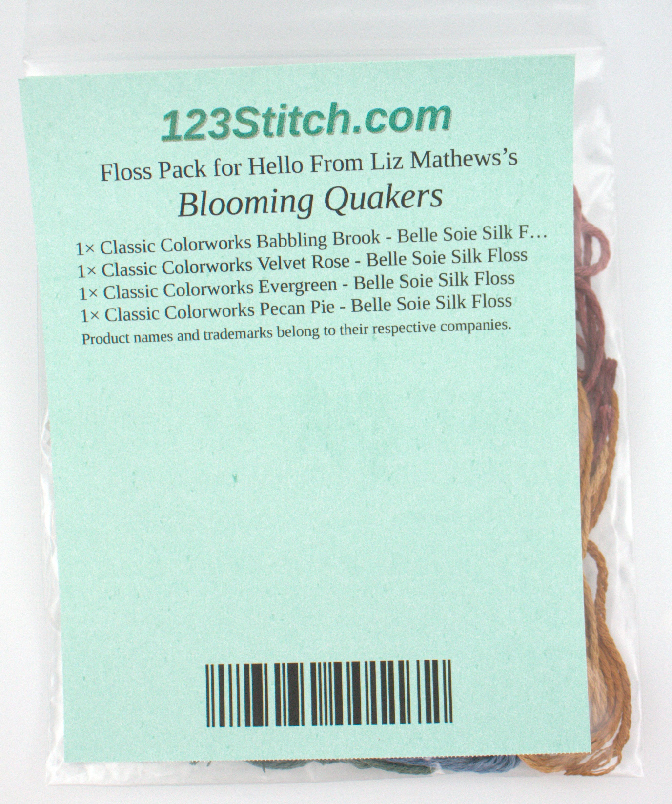 Floss Pack for "Blooming Quakers"