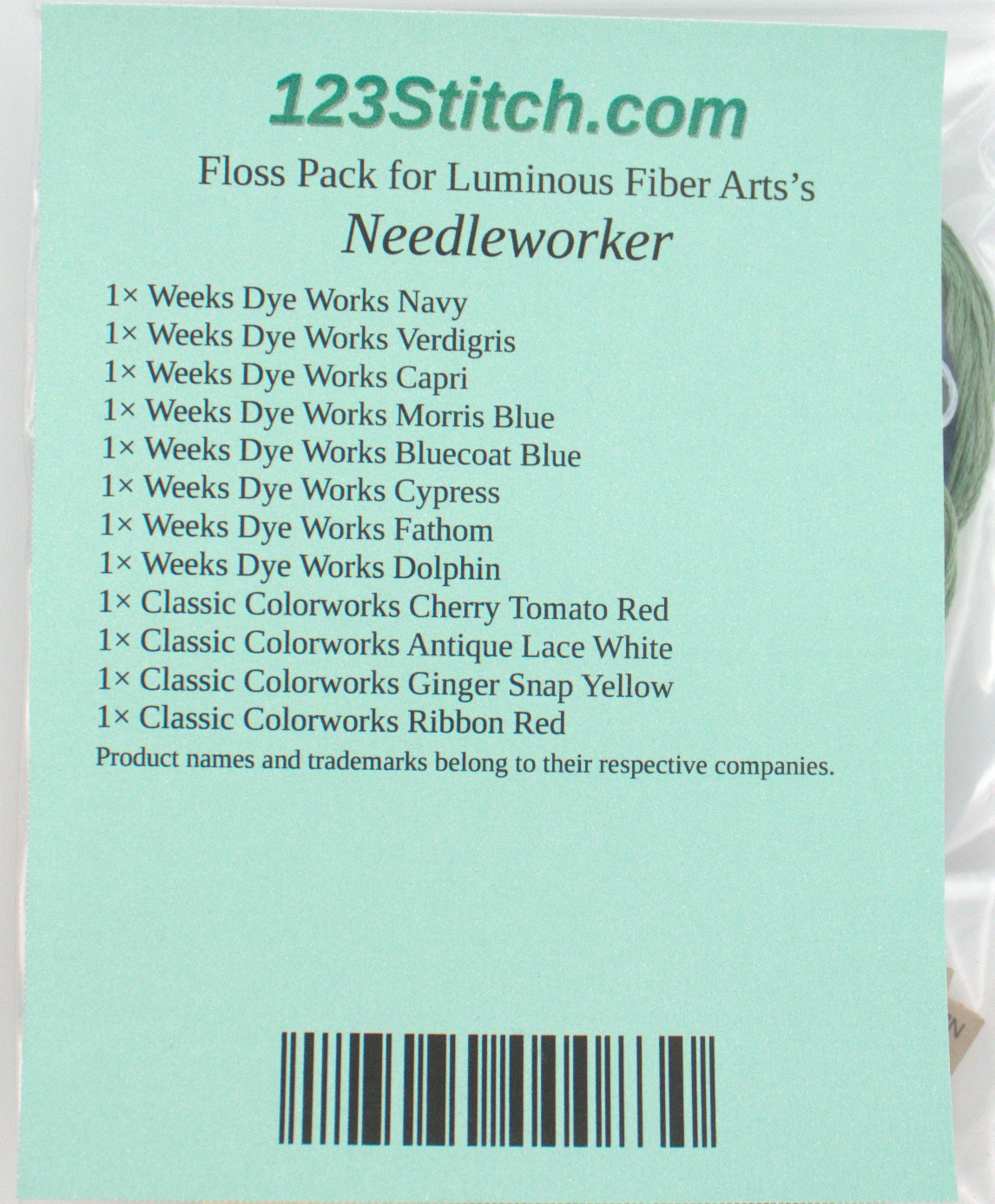 Floss Pack for "Needleworker"