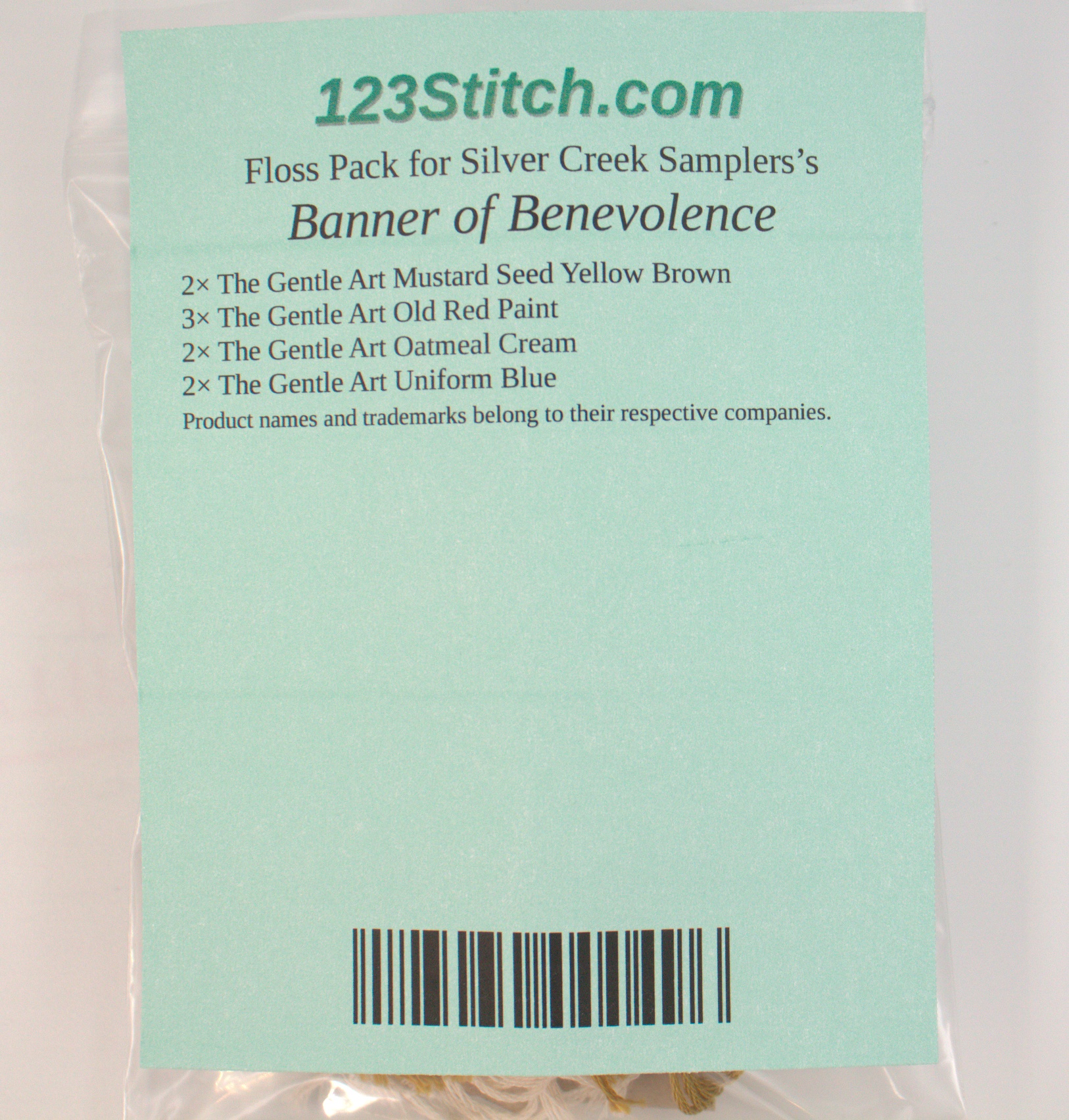 Floss Pack for "Banner of Benevolence"