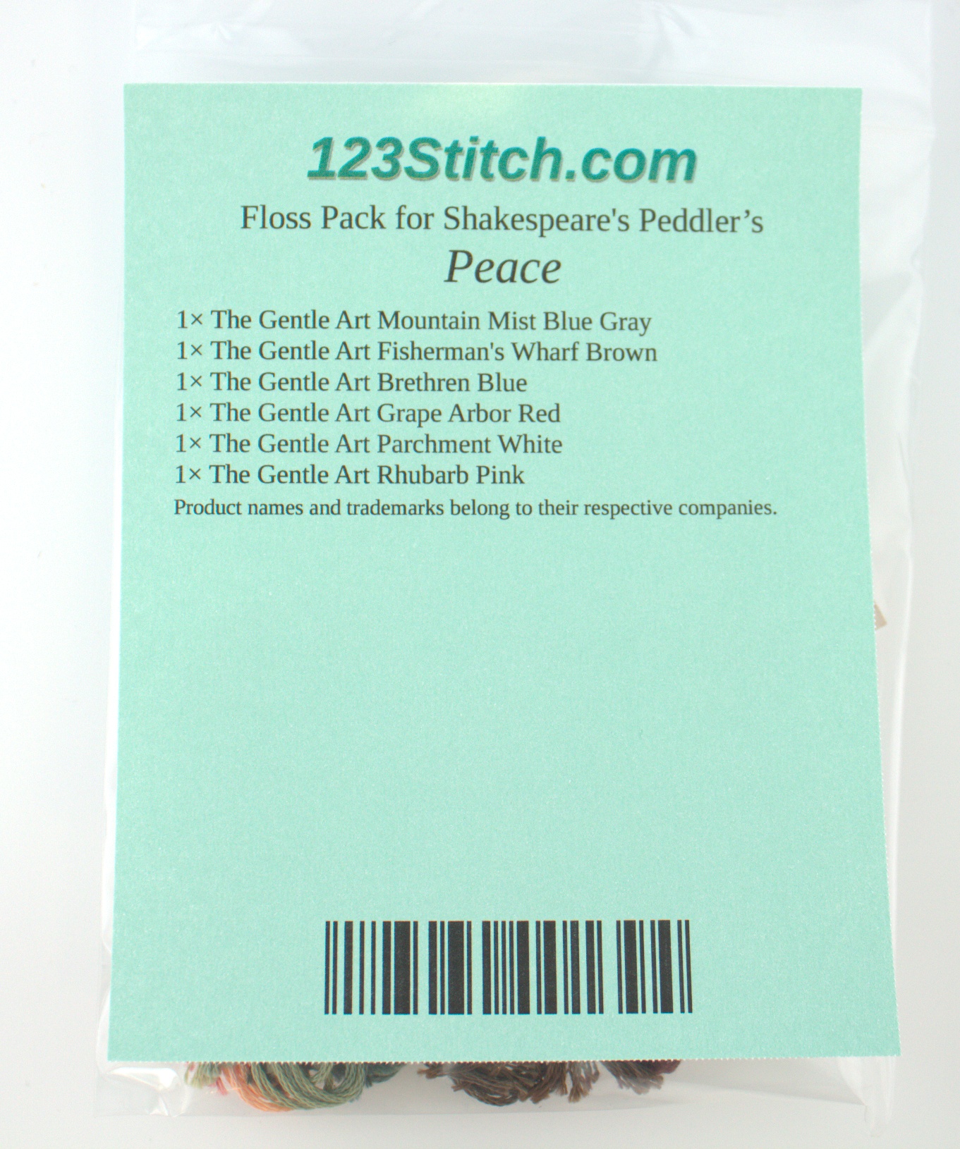 Floss Pack for "Peace"