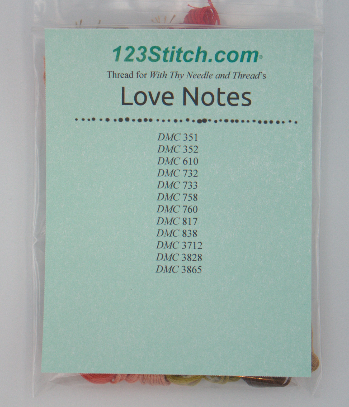 Floss Pack for "Love Notes"