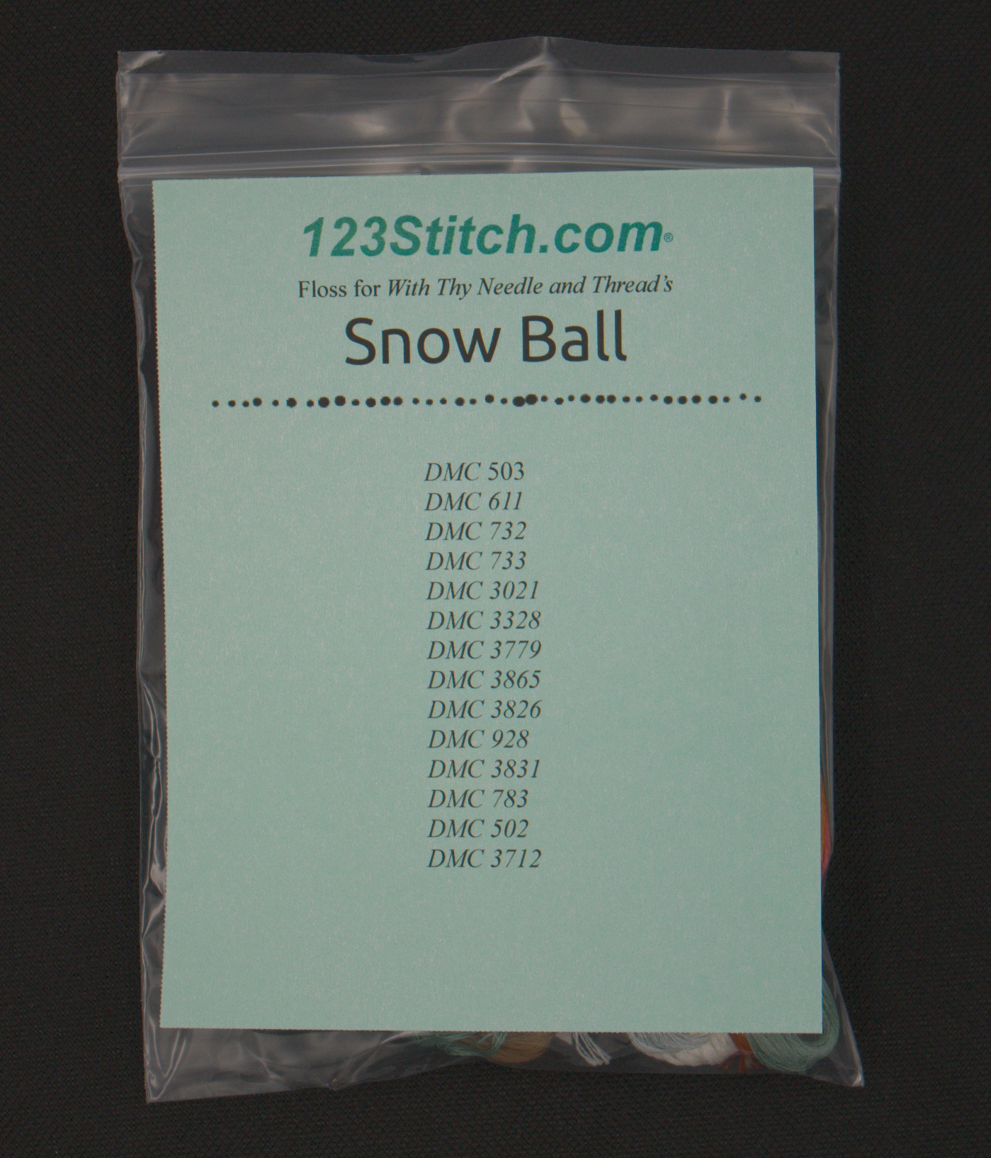 Floss Pack for "Snow Ball"