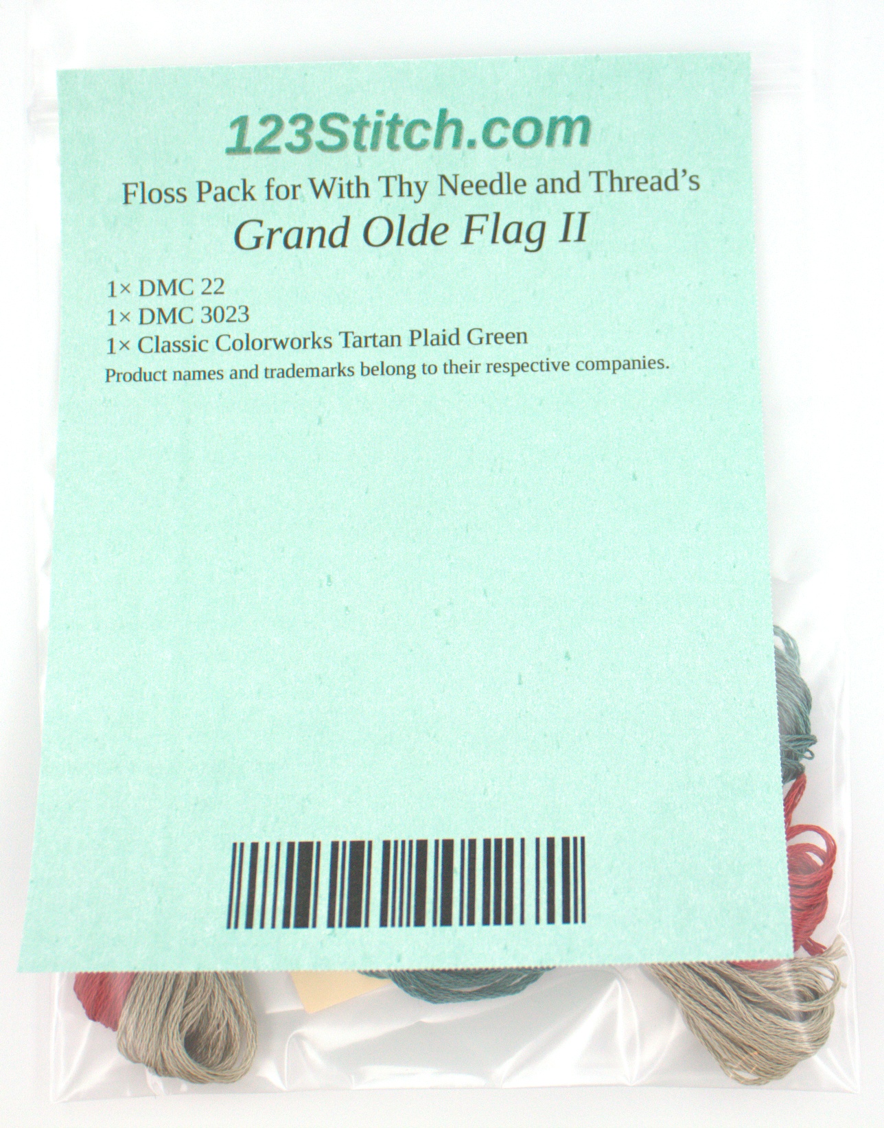 Floss Pack for "Grand Olde Flag II"