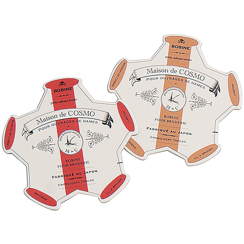 Cardboard Floss Bobbins - 2 Per Package