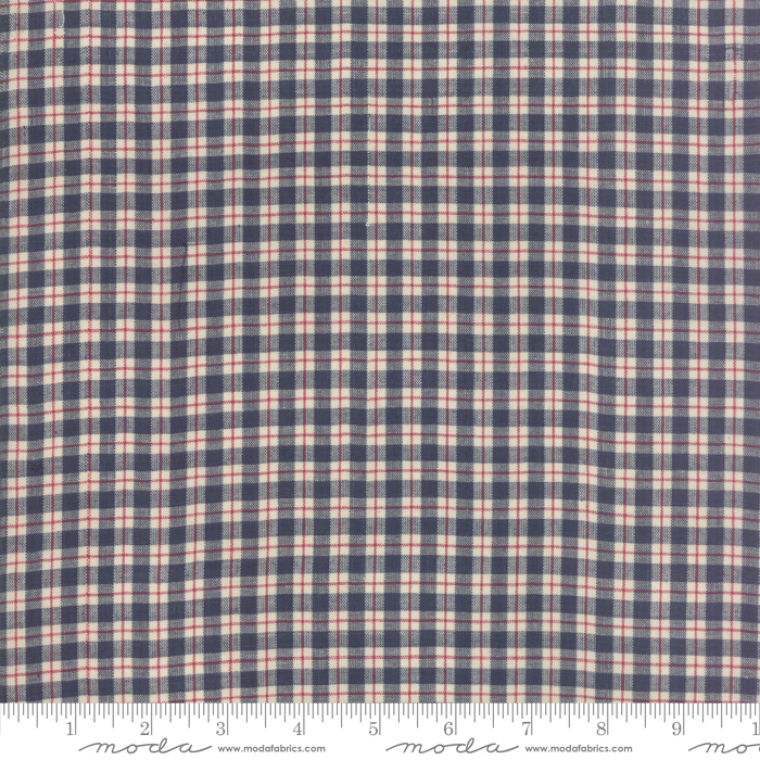 Vive La France Wovens Texture Dark Blue - Quilt Fabric