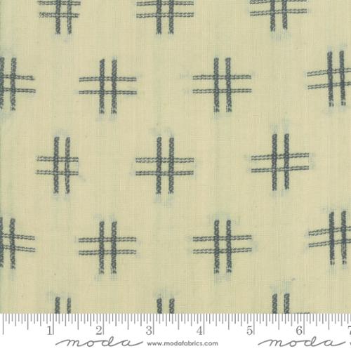 Boro Foundations Flax 1 - Quilt Fabric