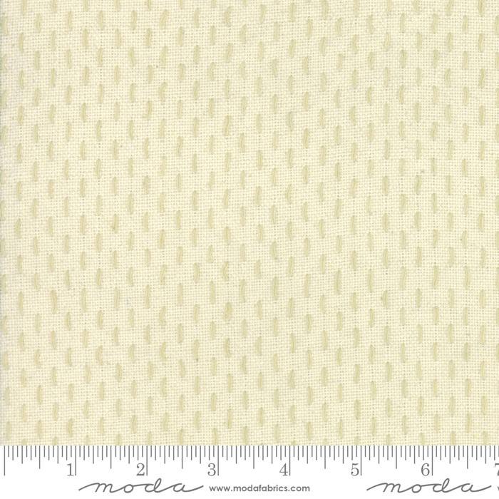 French Sashiko Pearl Oyster - Quilt Fabric