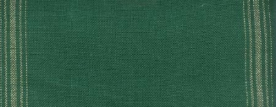 27 Count Green/Gold Ticking Stripe Linen Banding 8.7x36