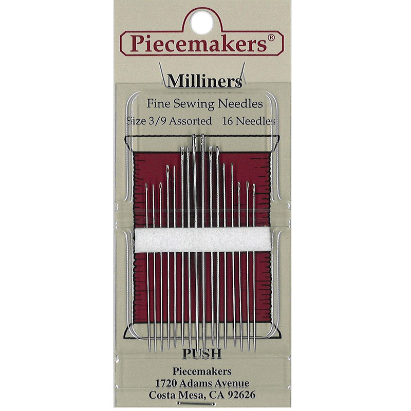 Milliners Needles Size 3/9