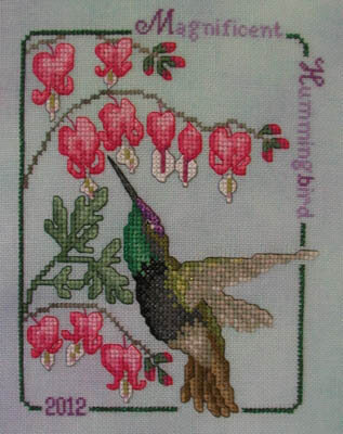Magnificent Hummingbird 2012  - Cross Stitch Pattern