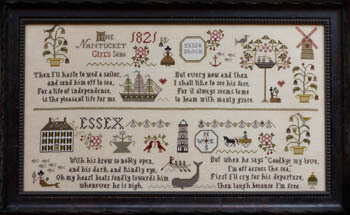 Nantucket Girl's Sampler - Cross Stitch Pattern