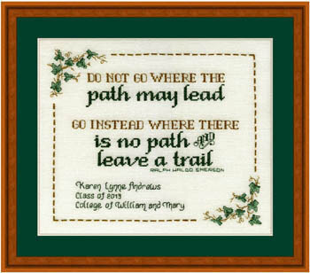 Graduate's Journey - Cross Stitch Pattern