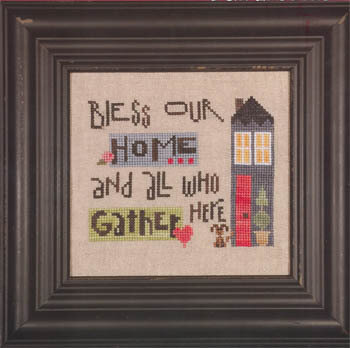 Bless Our Home - Cross Stitch Pattern