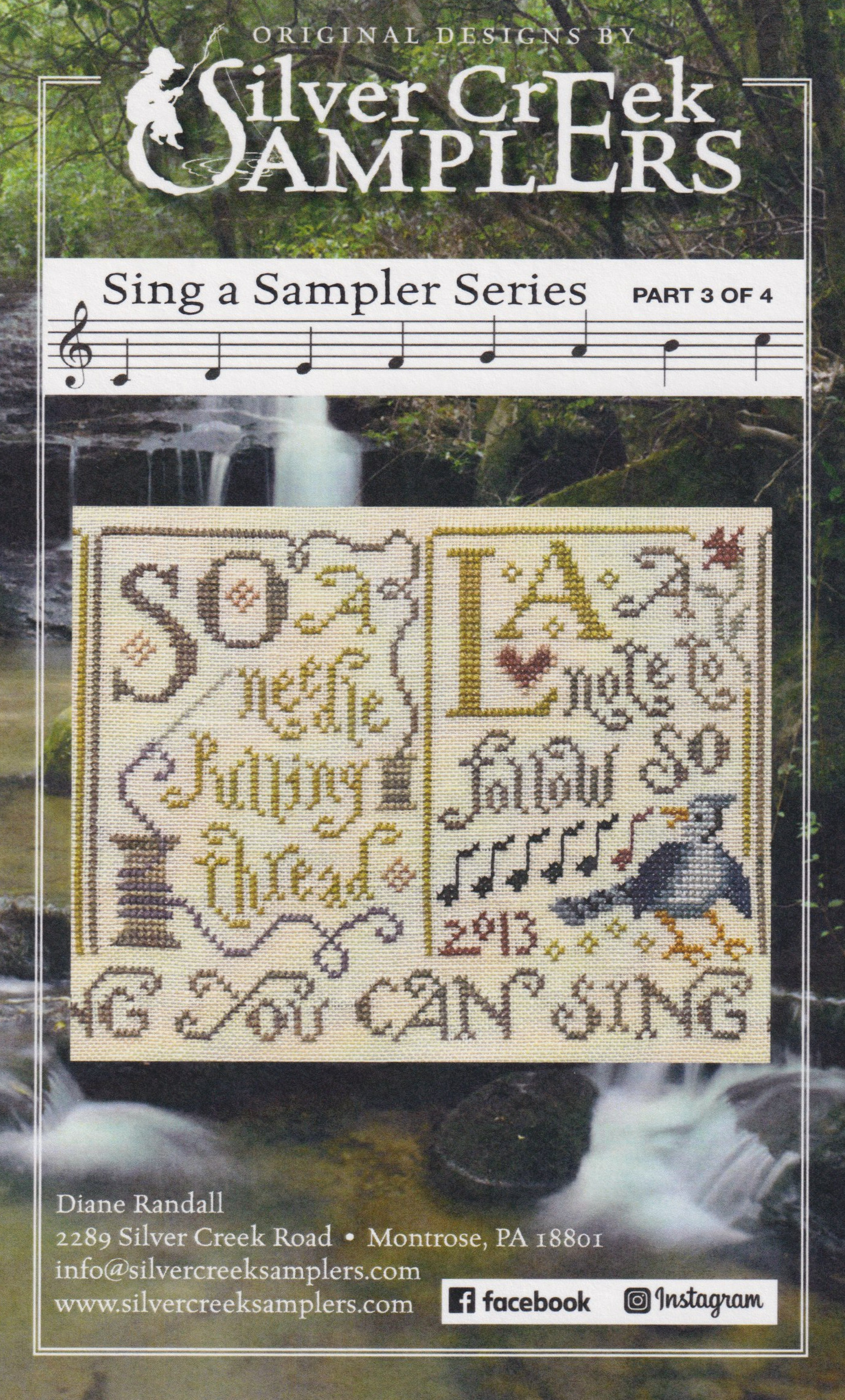 Sing a Sampler 3 - Cross Stitch Pattern