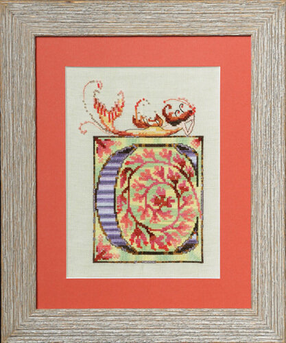 Letters From Mermaids C - Cross Stitch Pattern