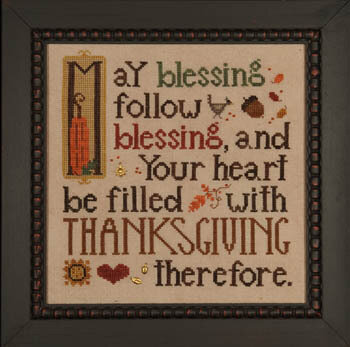 Thanksgiving Blessing - Cross Stitch Pattern
