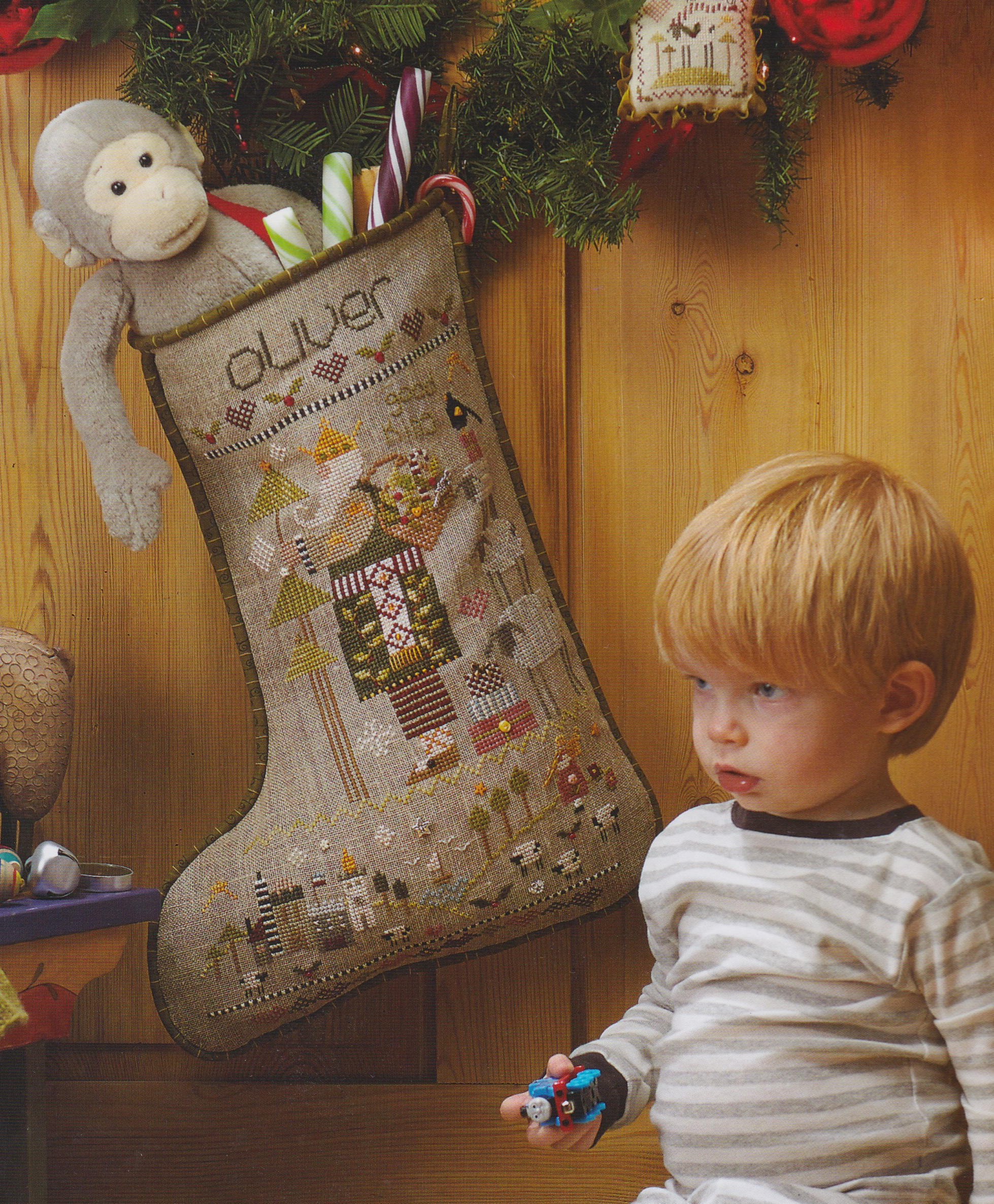 Oliver's Stocking - Cross Stitch Pattern