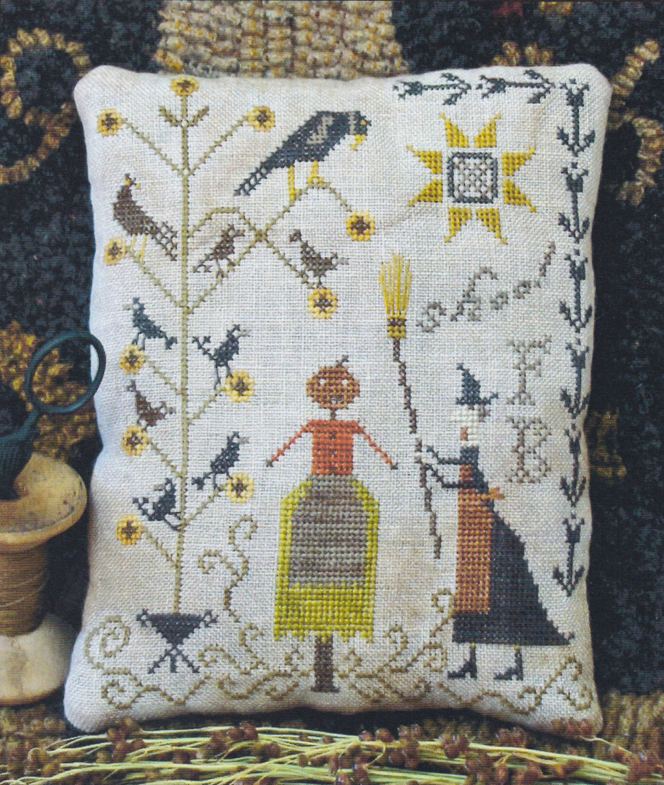 Fancey Blackett-Shoo! - Cross Stitch Pattern