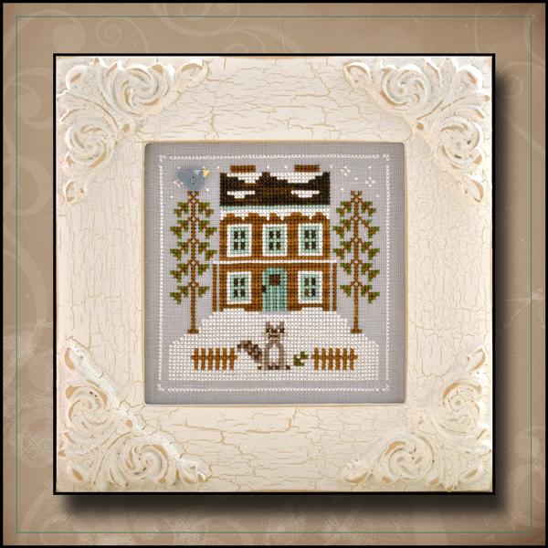 Raccoon Cabin - Frosty Forest 1 - Cross Stitch Pattern