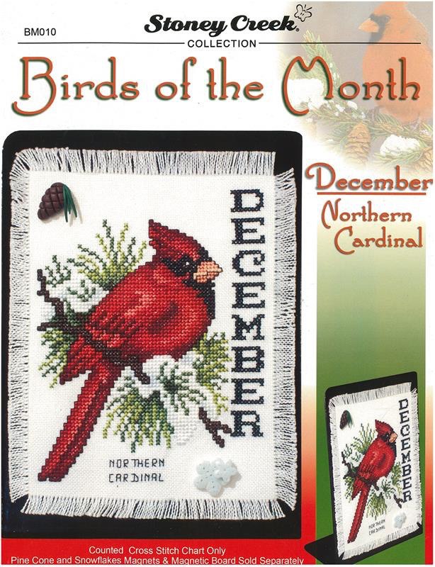 Birds of the Month December - Cross Stitch Pattern