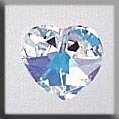 Mill Hill 13036 Small Heart - Crystal AB
