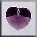 Mill Hill 13037 - Small Heart Amethyst 