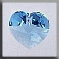Mill Hill 13038 Small Heart - Aquamarine