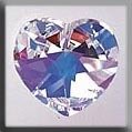 Mill Hill 13047 Large Heart - Crystal AB