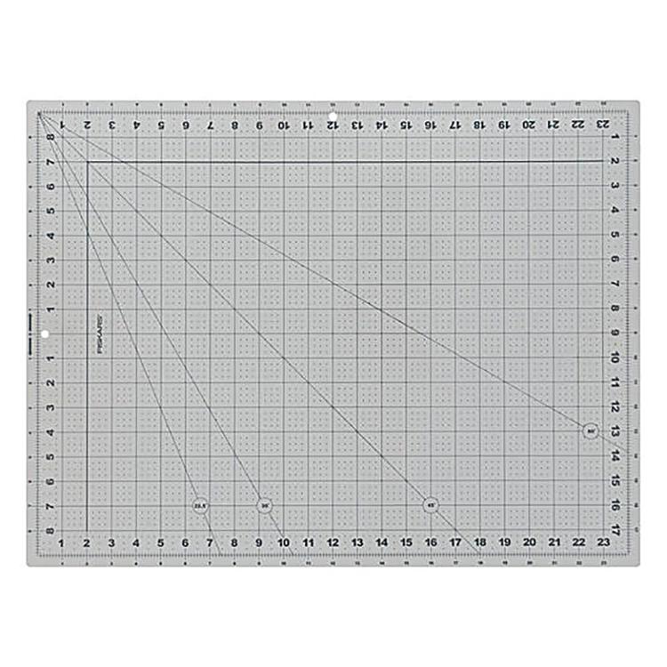 Double Sided Cutting Mat 18" x 24" , different perspective #1, zoomed in. Select this picture to zoom back out.