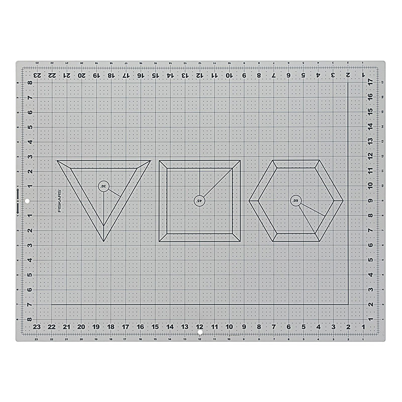 Double Sided Cutting Mat 18" x 24" , zoomed in. Select this picture to zoom back out.