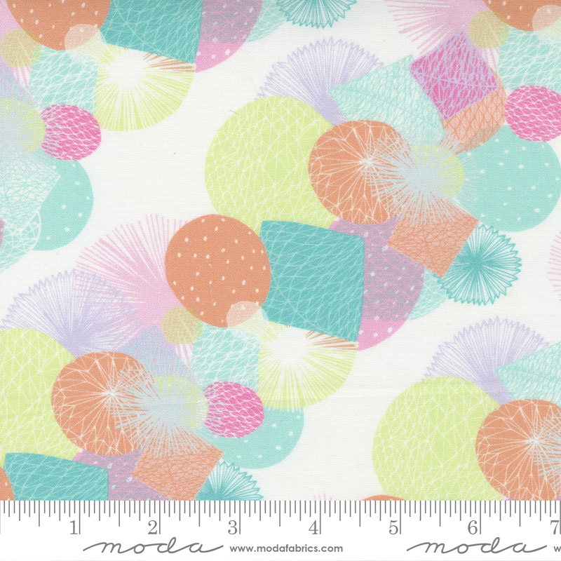 Soiree Vanilla - Fan Frill - Quilt Fabric