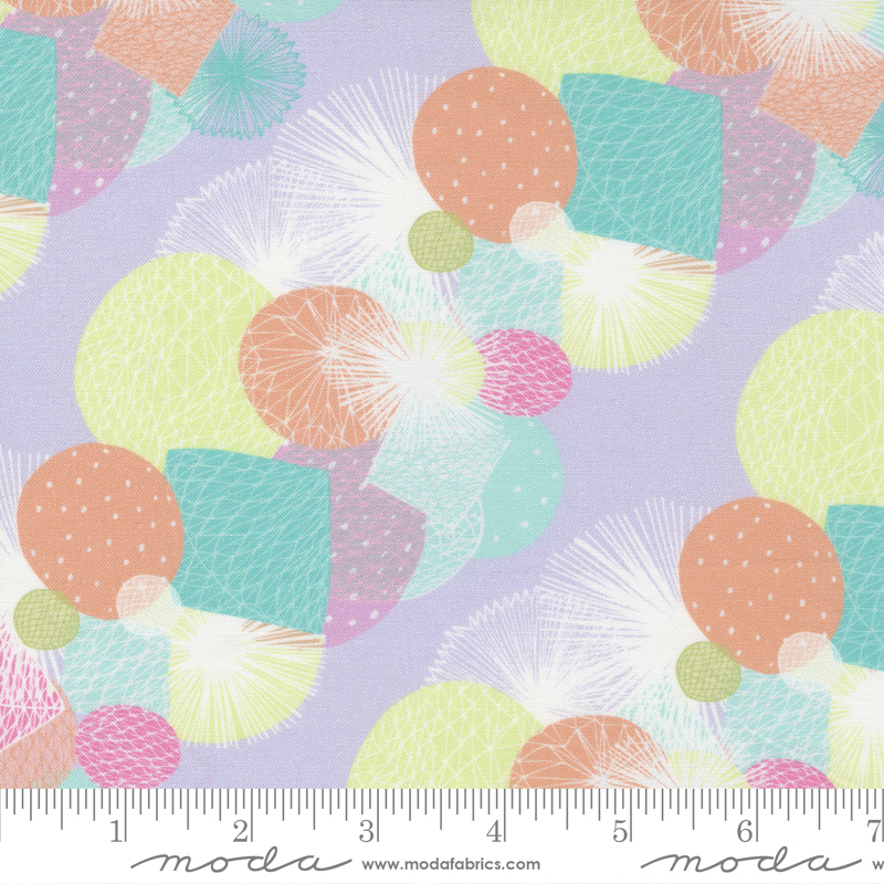 Soiree Lavender - Fan Frill - Quilt Fabric