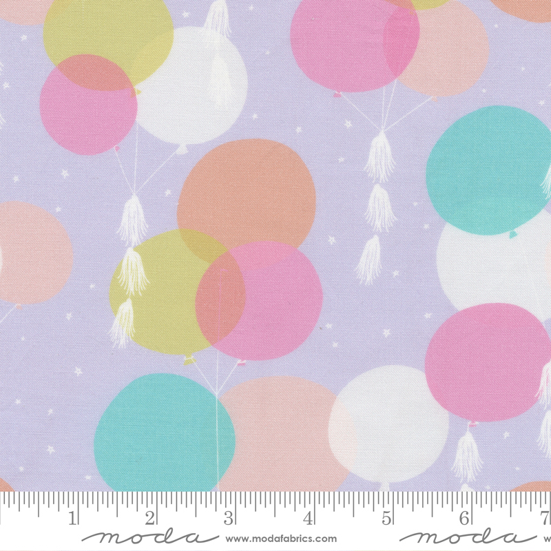 Soiree Lavender - Jumbo Balloons Balloons - Quilt Fabric