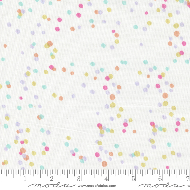 Soiree Vanilla - Confetti Toss Dots - Quilt Fabric