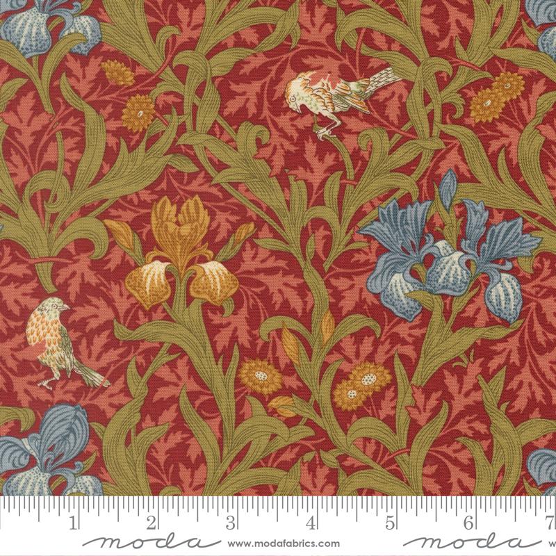 Morris Muse Iris Russet - Quilt Fabric