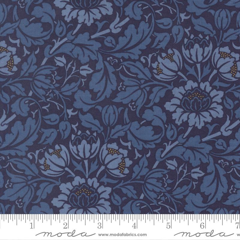 Morris Muse Floral Twilight - Quilt Fabric