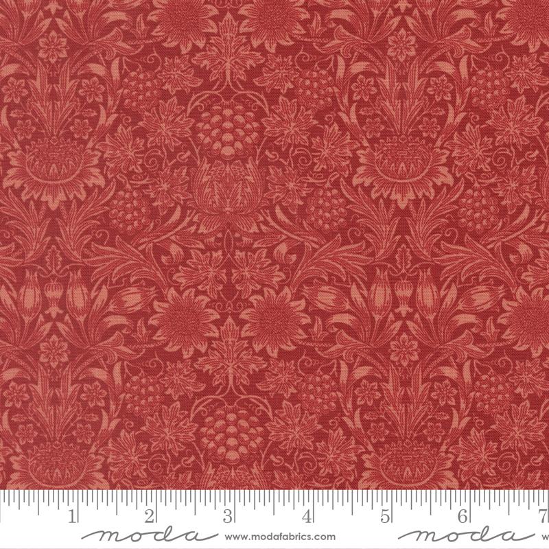 Morris Muse Sunflowers Russet - Quilt Fabric