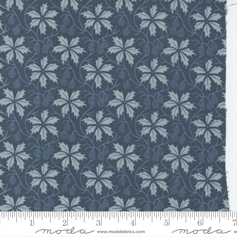 Bleu De France Indigo - Maintenon Blenders - Quilt Fabric