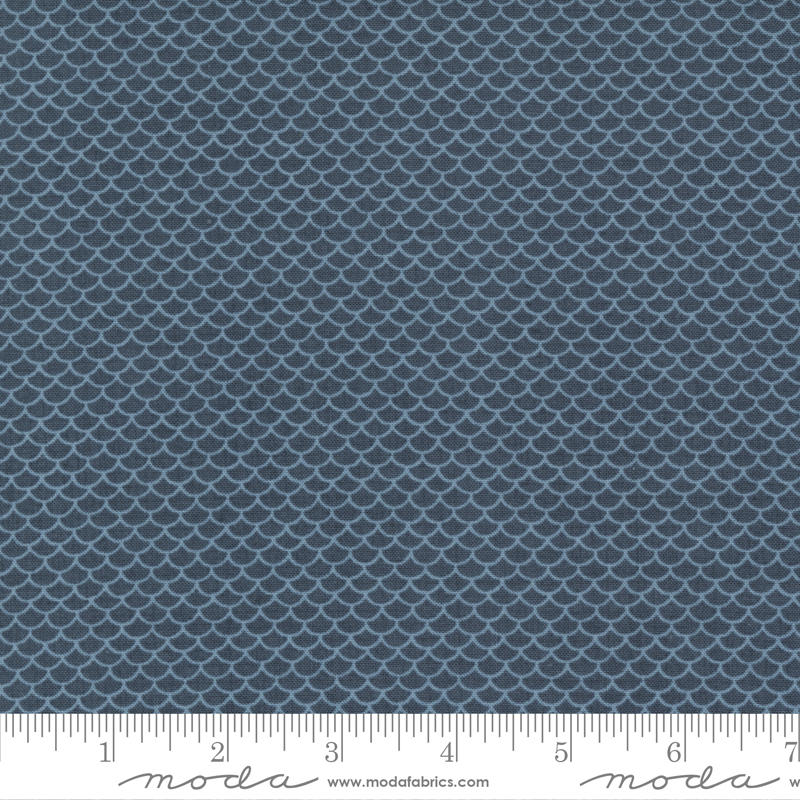 Bleu De France Indigo - Argencourt Blenders - Quilt Fabric