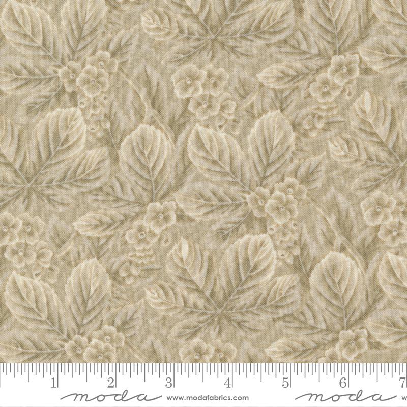 Chateau De Chantilly Roche - Amelie Florals Leaf - Fabric