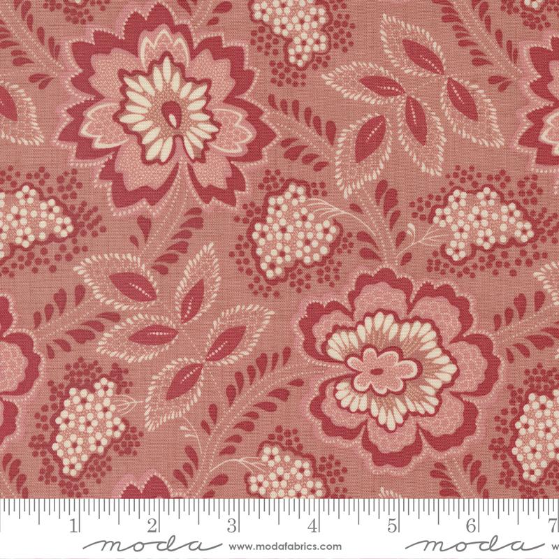 Chateau De Chantilly Clay - Orleans Florals - Quilt Fabric