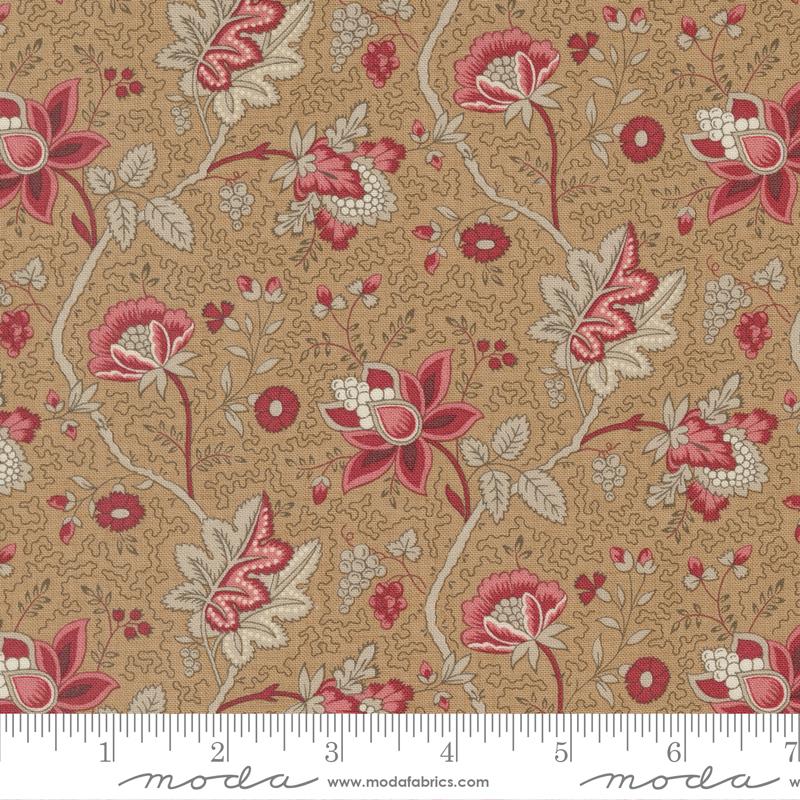 Chateau De Chantilly Tea - Quilt Fabric